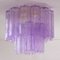 Deckenlampe mit Wisteria Lila Muranoglas, Italien, 1990er 6