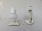 Italian White Night Stand Lamps, 1950s, Set of 2, Image 4