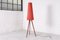 Vintage Teak Tripod Floor Lamp, 1950s, Image 1