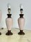 Mid-Century Italian Wood and Ceramic Table Lamps, 1960s, Set of 3 7