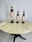 Mid-Century Italian Wood and Ceramic Table Lamps, 1960s, Set of 3 5