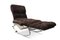 French Tubular Rocking Chair with Chrome Frame from Lama, 1970s 3