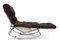 French Tubular Rocking Chair with Chrome Frame from Lama, 1970s 7