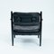 Danish Design Leather Teak Lounge Set with Straps by Eric Merthen for Ire Design, 196os, Set of 3 5