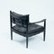 Danish Design Leather Teak Lounge Set with Straps by Eric Merthen for Ire Design, 196os, Set of 3 3