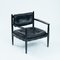 Danish Design Leather Teak Lounge Set with Straps by Eric Merthen for Ire Design, 196os, Set of 3 6