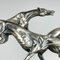 Scultura vintage in argento di levrieri da corsa di Angelo Schiavon, Italia, anni '50, Immagine 9