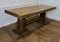 Table de Réfectoire Antique en Chêne, France, 1890s 6