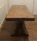 Table de Réfectoire Antique en Chêne, France, 1890s 7