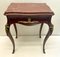 Louis XV Empire French Side Table with Marble Top, 1950s, Image 10