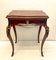 Louis XV Empire French Side Table with Marble Top, 1950s, Image 1
