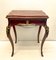 Louis XV Empire French Side Table with Marble Top, 1950s, Image 2