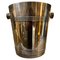 Art Deco French Silver Plated Wine Cooler in the style of Luc Lanel, 1950s 1