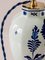 Royal Delft Blue Louis XV Table Lamps, New Pleated Lampshades, Set of 2 8