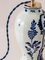 Royal Delft Blue Louis XV Table Lamps, New Pleated Lampshades, Set of 2 10