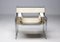 Silla Wassily modelo B3 de lona de Marcel Breuer para Gavina, 1960, Imagen 3