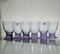 Martini Glasses by Carlo Moretti, Set of 6 1