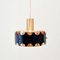 Mid-Century Ceiling Light from Veb Metalldrücker Halle, 1960s 2