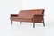 Modell Jupiter Sofa aus Braunem Leder von Finn Juhl für France & Søn, 1960er 1