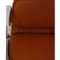 EA-208 Chair Reupholstered in Cognac Bizon Leather from Charles Eames, 2000s 9