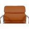EA-208 Chair Reupholstered in Cognac Bizon Leather from Charles Eames, 2000s 7