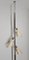 Mid-Century Tension Pole Lamp with Three Shades attrited to Stilnovo, Italy, 1960s, Image 3