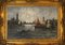 Otto Hellmeier, Venezia di notte, XX secolo, Olio su tavola, con cornice, Immagine 2