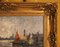 Otto Hellmeier, Venezia di notte, XX secolo, Olio su tavola, con cornice, Immagine 7