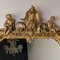 Espejo grande de seis pies de madera dorada y Gesso Putti, siglo XIX, Imagen 4