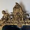Espejo grande de seis pies de madera dorada y Gesso Putti, siglo XIX, Imagen 2