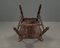 Victorian Table with Chairs, 1890s, Set of 5 66