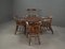 Victorian Table with Chairs, 1890s, Set of 5 11