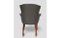 Vintage Dark Green Faux Leather Armchair, Image 6