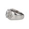 Gold 18k Ring with Sapphire and Diamonds., 2000s, Image 4
