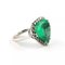 Ring with 18k Emerald and Diamonds. 4