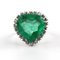 Ring with 18k Emerald and Diamonds. 3
