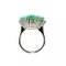 Ring with 18k Emerald and Diamonds. 8