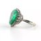 Ring with 18k Emerald and Diamonds. 7