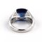 18k White Gold Ring with Diamonds and Tanzanite., 2000s, Image 7