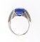 18k White Gold Ring with Diamonds and Tanzanite., 2000s, Image 1