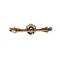 Russian Gold Brooch of 56 Samples with Diamonds. St. Petersburg 1908-1917, Image 3