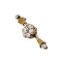 Russian Gold Brooch of 56 Samples with Diamonds. St. Petersburg 1908-1917, Image 2
