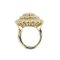 18 Karat Gelbgold Ring mit Diamanten, 2000er 5