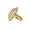 18 Karat Gelbgold Ring mit Diamanten, 2000er 4