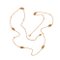 Gold Chain with Diamonds., 2000s, Image 2