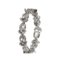 Weißgoldenes Armband mit Diamond Flower Links., 2000er 1
