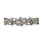 Weißgoldenes Armband mit Diamond Flower Links., 2000er 3