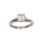 Platinring mit Diamanten, 2000er 1