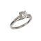 Platinring mit Diamanten, 2000er 2