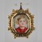 Double-Sided Gold Pendant with a Portrait Miniature., Image 1